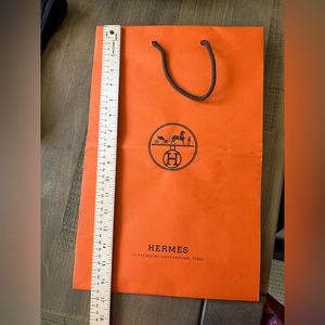 Hermes paper bag, 16.5” x 10.75”